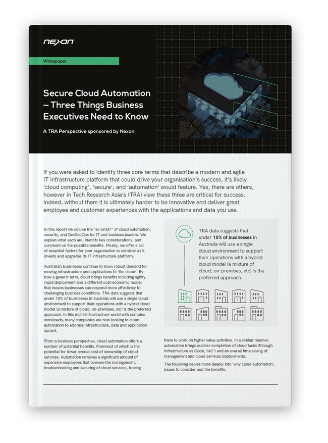 Whitepaper: Secure Cloud Automation – Three Things Business Executives Need to Know